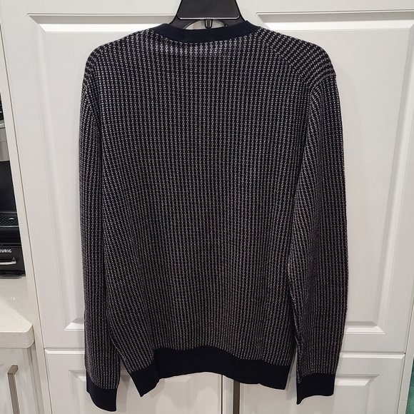 ERMENEGILDO ZEGNA WOOL KNIT CREWNECK SWEATER - Picture 4 of 5